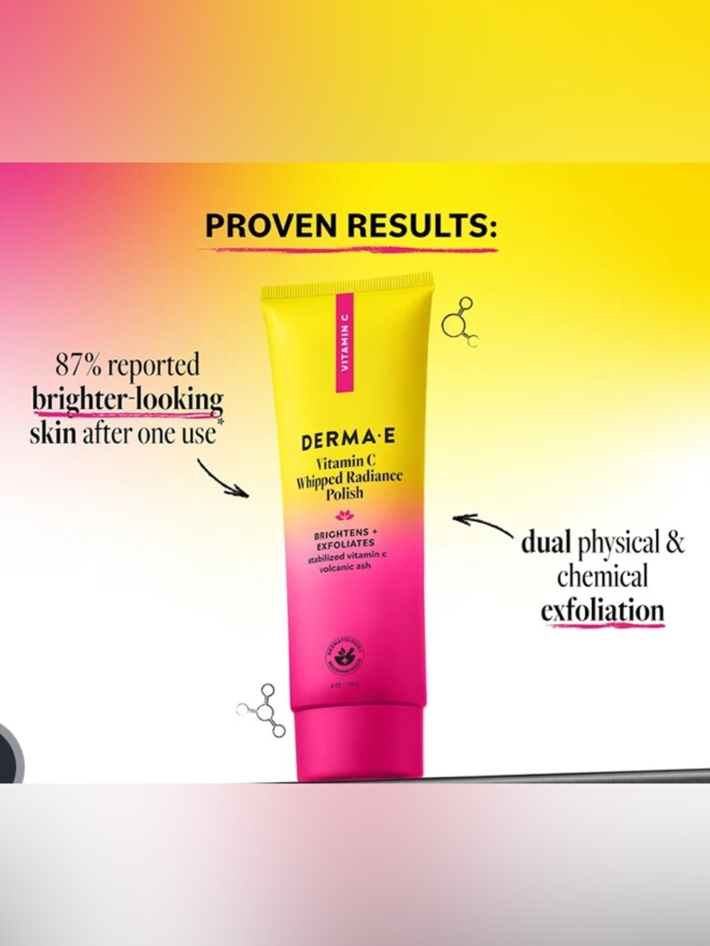 DERMA·E Vitamin C Whipped Radiance Polish - Picture 2 of 3